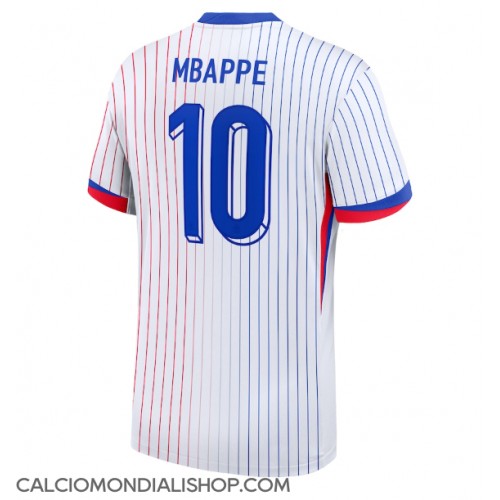 Maglie da calcio Francia Kylian Mbappe #10 Seconda Maglia Europei 2024 Manica Corta